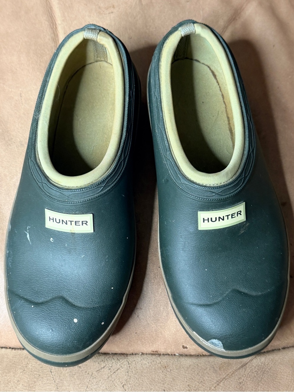 Hunter Green Garden Clogs